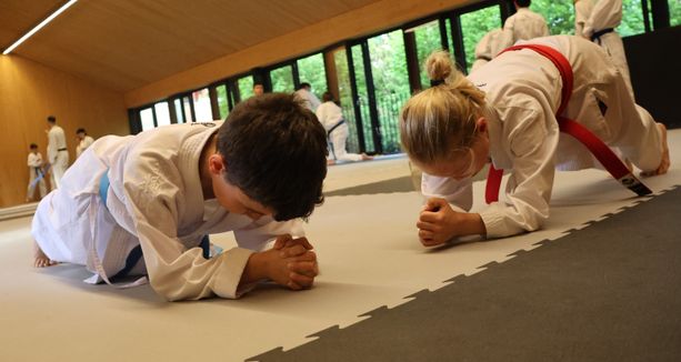 Plank mit Beinheben. 3 Minuten wär das Ziel in einem guten Rhythmus.....