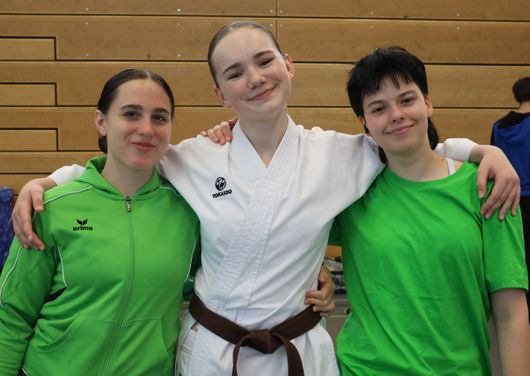 Dann gesellte sich Janine dazu