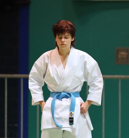 Letztes "in sich gehen" bevor der eigene Wettkampf beginnt